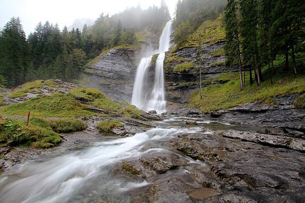 Cascade du Rouget en Haute-Savoie