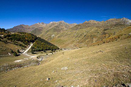 La vallée de Barèges depuis le Pont de la Gaubie