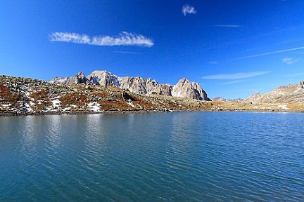 Le lac Long et le lac Rond à Névache, Hautes-Alpes