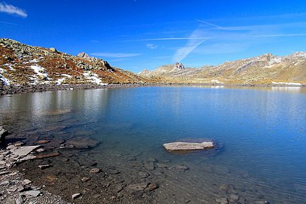 Le lac Rond dans les Hautes-Alpes