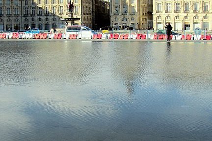 Place de La Bourse et le Miroir d'Eau à Bordeaux