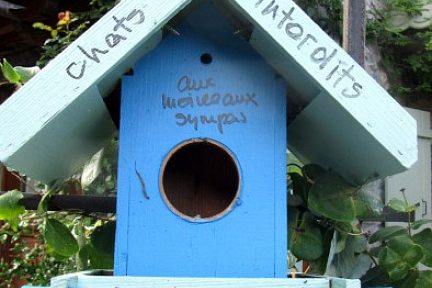 Refuge à oiseaux, à Yvoire