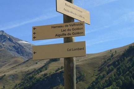 Sur la randonnée en allant au Lac du Goléon 