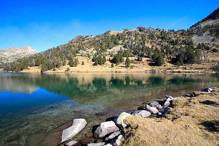 Lac d'Aumar dans le Néouvielle