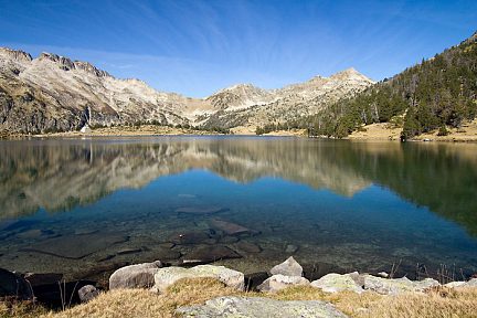 Le lac d'Aumar et la Hourquette d'Aubert, Pyrénées