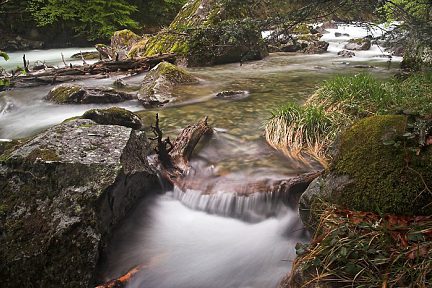 Cascade en pause longue à Cauterets