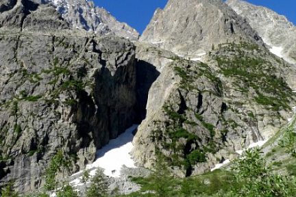 Montée au Glacier Blanc dans les Alpes