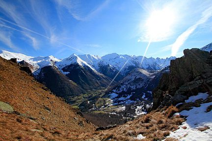 Premier plateau avant la montée au pic de Pan