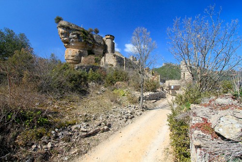 Randonn�e depuis le ch�teau de Peyrelade