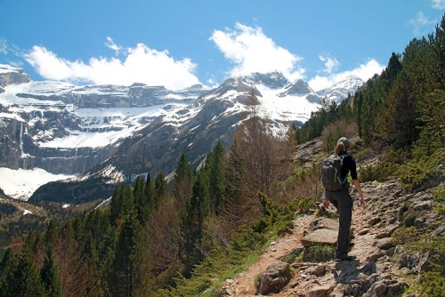 Le sentier devient plus raide et monte en lacets vers le plateau de Bellevue