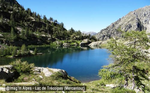 Lac de Trcolpas depuis la vacherie du Boron