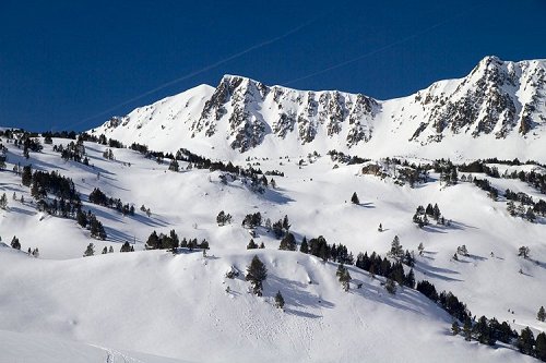 Randonn�e en raquettes au lac de Coueyla-Gran