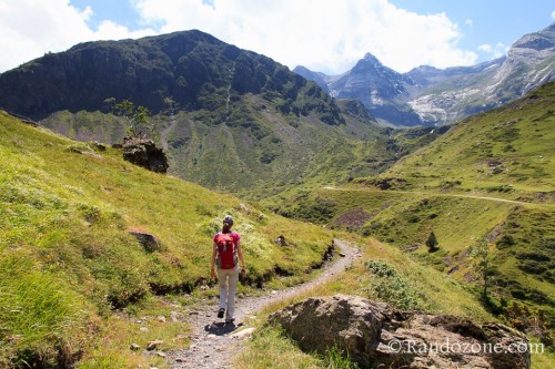 Randonn�e aux lacs des Aires depuis H�as