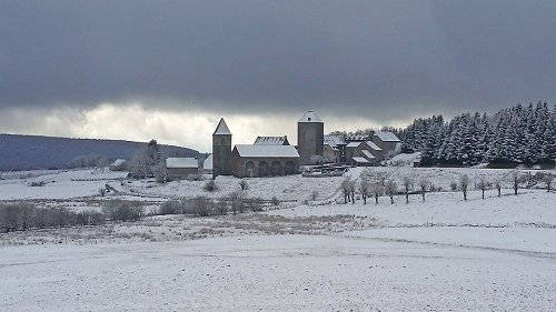 Balade hivernale prs des bois de Rgambal