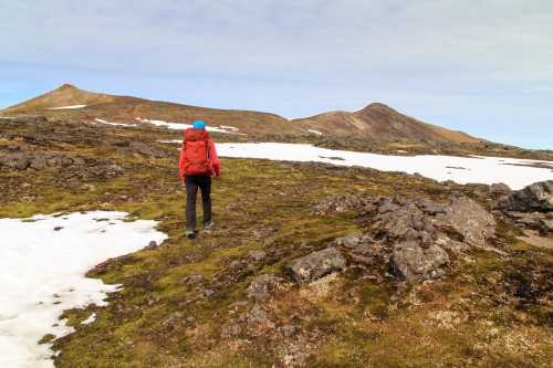 Randonnée face au Snæfellsjökull