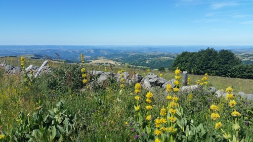 Randonn�e sur les balcons de la vall�e du Lot