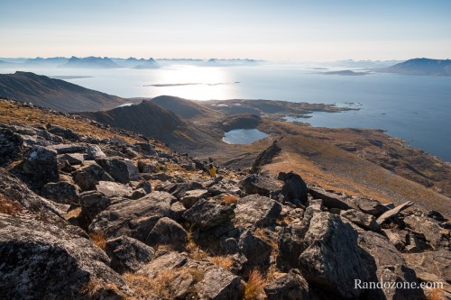 Randonnée à Sjursviktinden