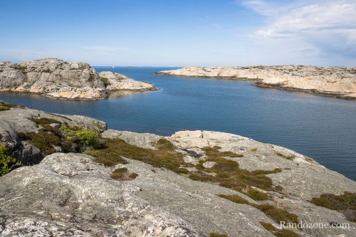 Boucle de randonnée couleur noire à Marstrand