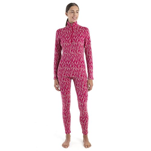 Icebreaker Ensemble Mérinos 260 Vertex Glacial Flow femme