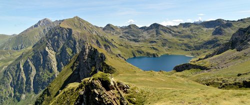 Pic de Bizourt�re depuis Le Chiroulet