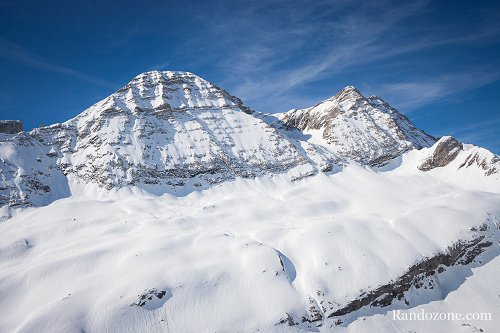 Randonn�e en raquettes � neige aux pic de Tentes et pic de la Pahule