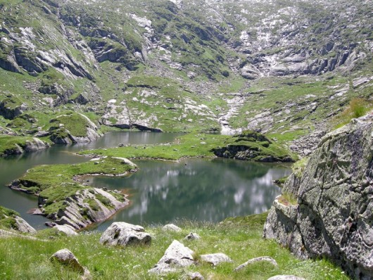 tang de la Hillette et tang d'Alet par le Cirque de Cagateille