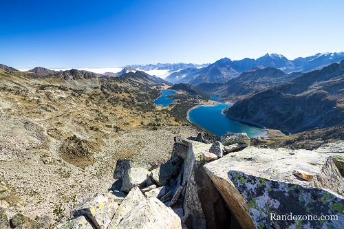 Pic Dets Coubous par la Hourquette d'Aubert depuis le pont de la Gaubie