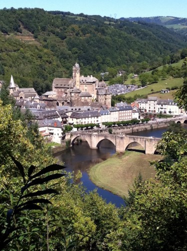 Randonn�e PR Estaing et ses vignes