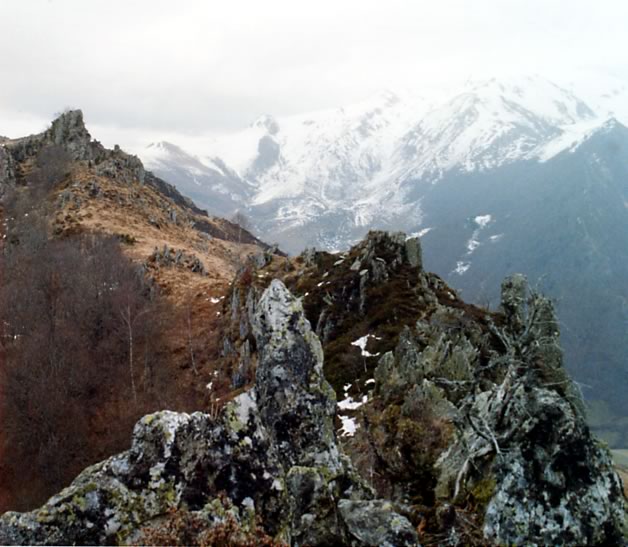 Vue depuis le sommet du pic de Pan
