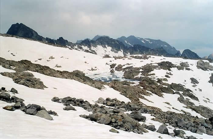 Lac Glac sous le Nouvielle
