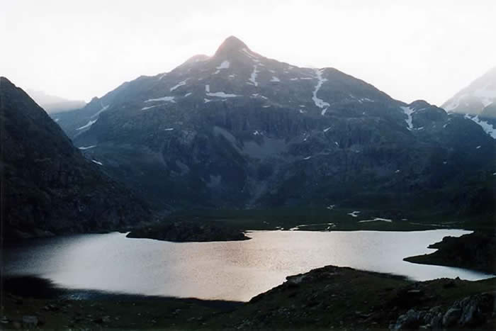Lac de Campo Plano prs du refuge de Respumoso