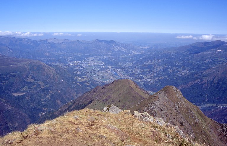 Depuis le sommet du Viscos