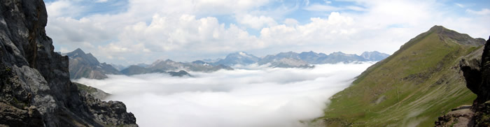 Vue sur le Pimn depuis la Hourquette d'Alans