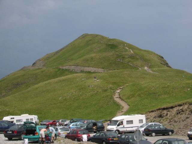 Le pic des Tentes depuis le parking du col des Tentes