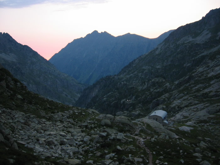 Petit matin au dessus du Larribet