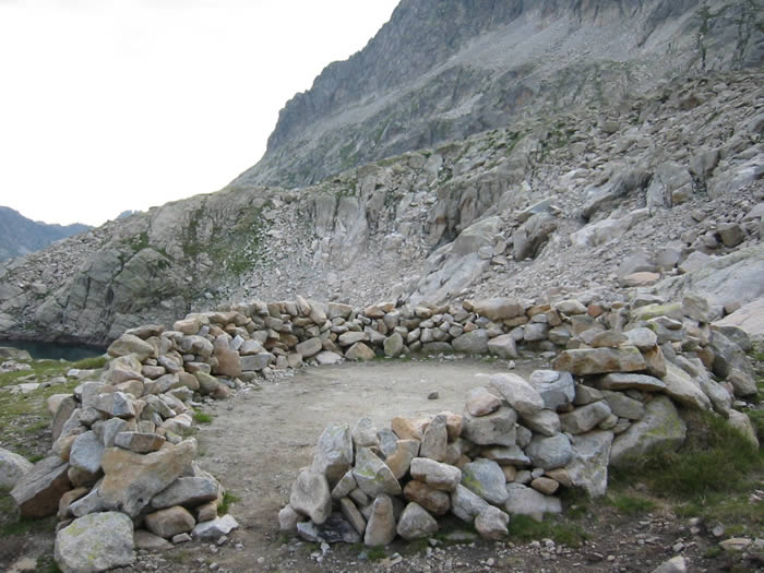 Aire de bivouac aprs le Larribet