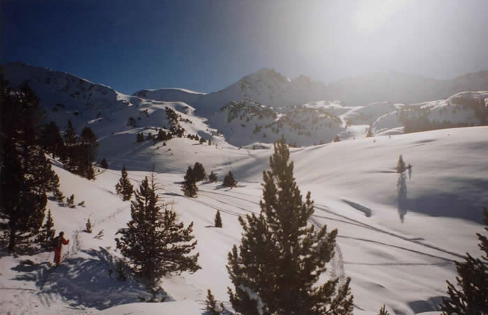 Ski de randonne prs de Barges