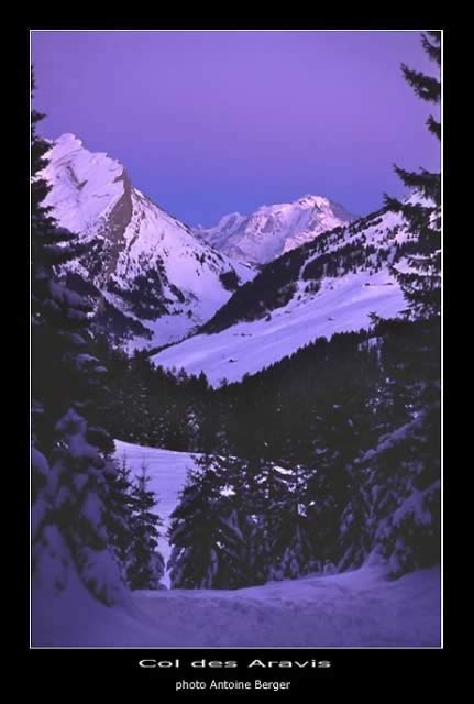 Le Mt Blanc vu depuis Beauregard