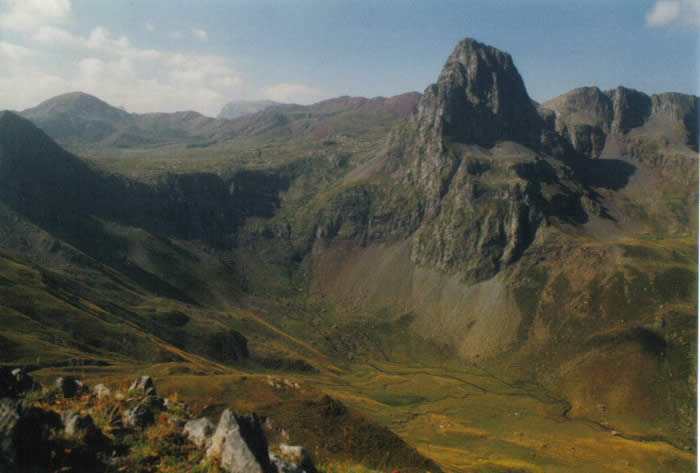 Vue depuis le col d'Anou