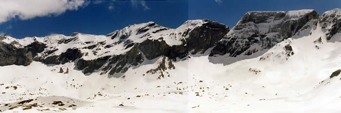Panoramique du cirque de Troumouse