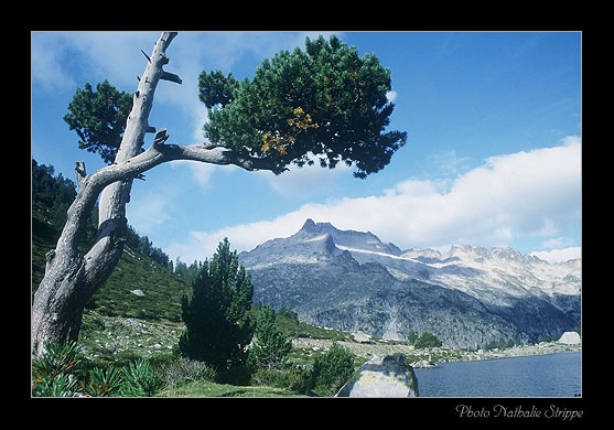 Nouvielle et Ramoun depuis le lac d'Aumar