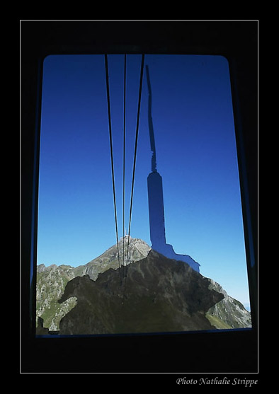 Monte en tlphrique au Pic du Midi de Bigorre