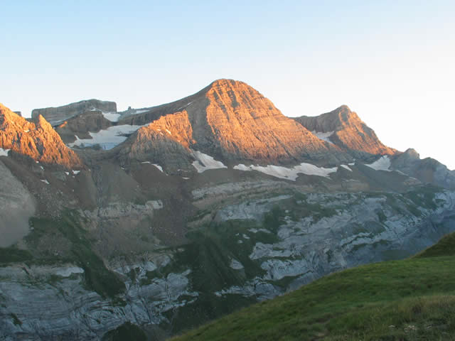 Coucher de soleil sur le Taillon