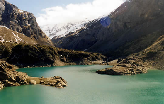 Lac des Gloriettes depuis le barrage