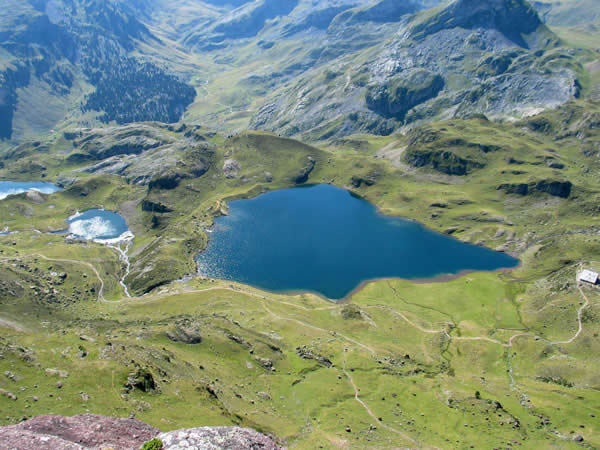 Les lacs Gentau/du Miey et Roumassot