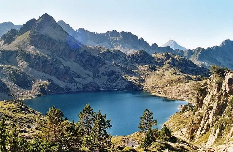 Lac de Gréziolles et lac du Campana de Cloutou