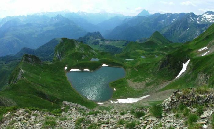vue Sud-est du pic