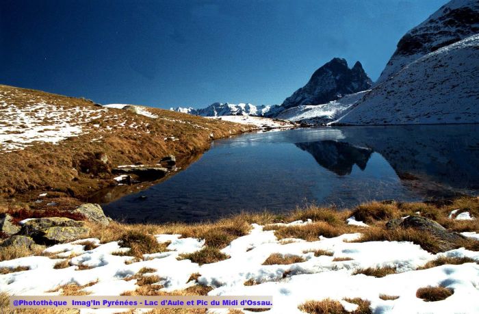 Lac d'Aule et pic du Midi d'Ossau