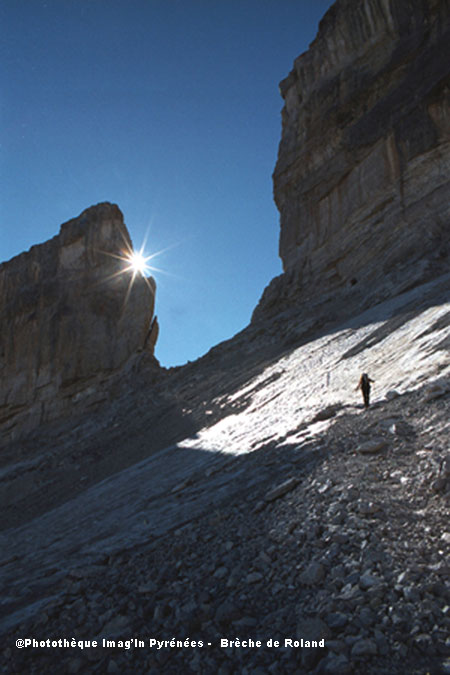 Brche de Roland  contre-jour
