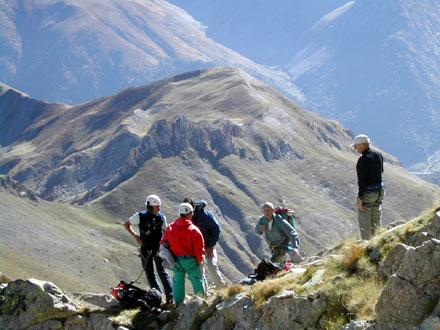 En montant  l'Ossau